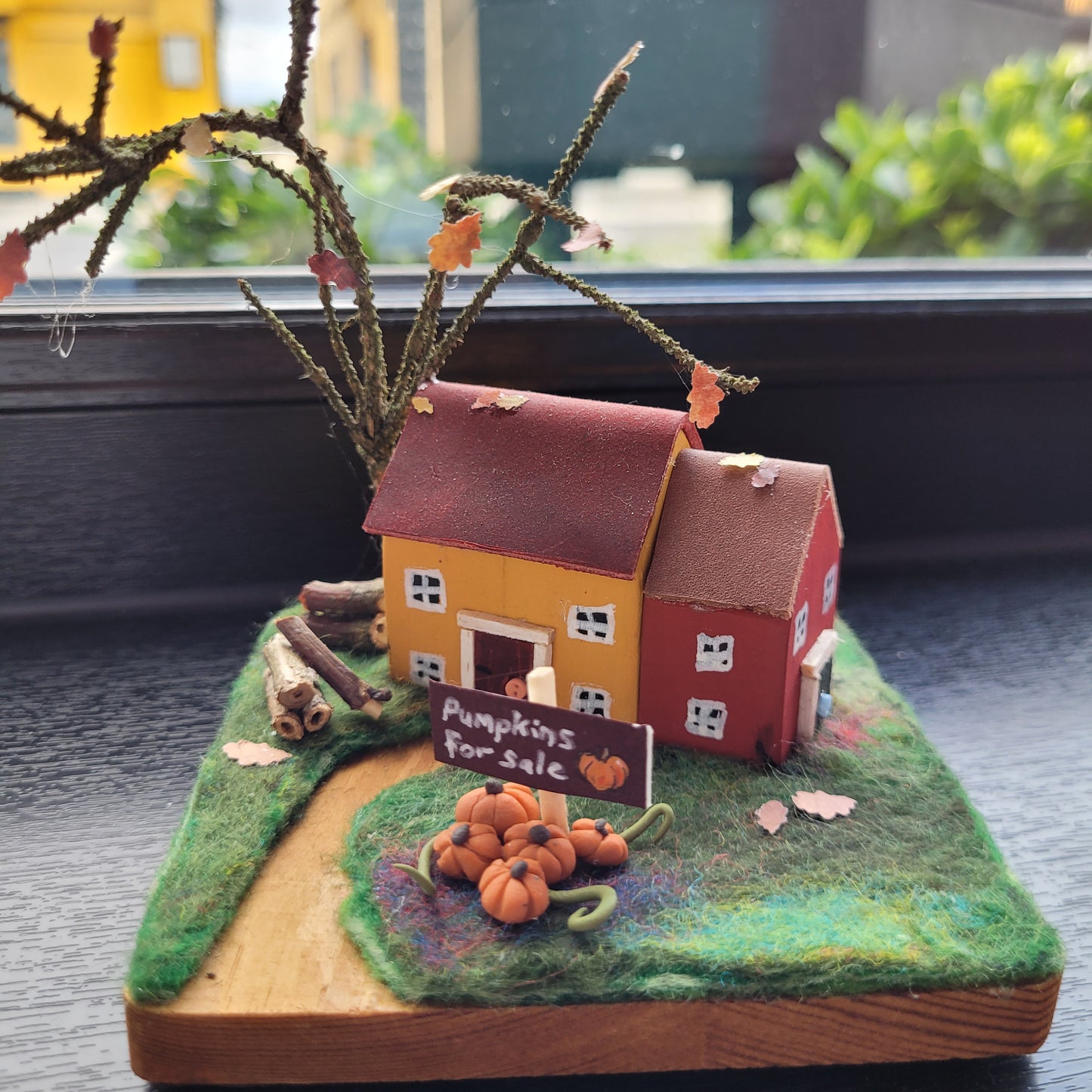 Miniature Autumn Houses - Asgard Arts