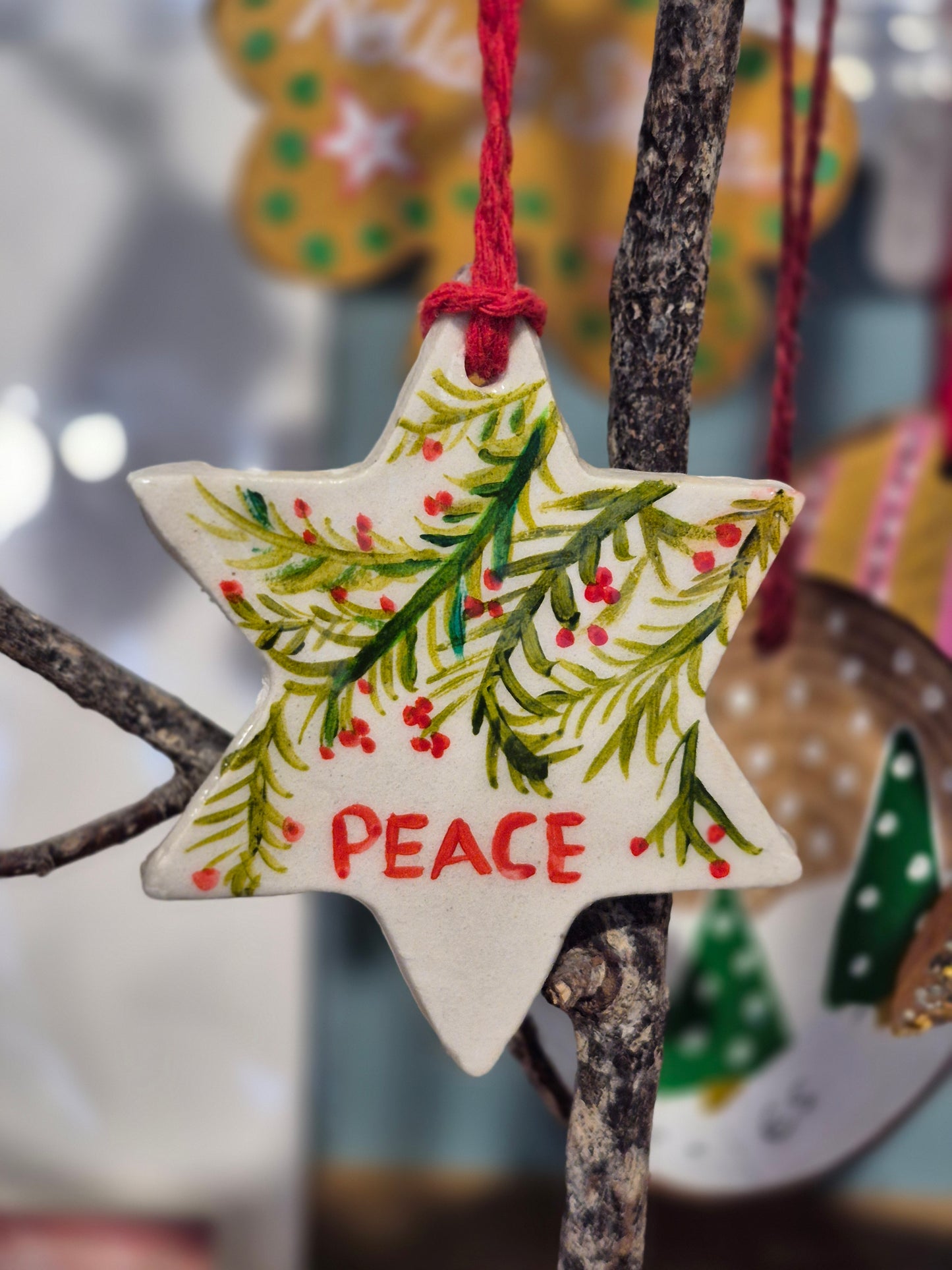 Handmade Christmas Clay Decorations