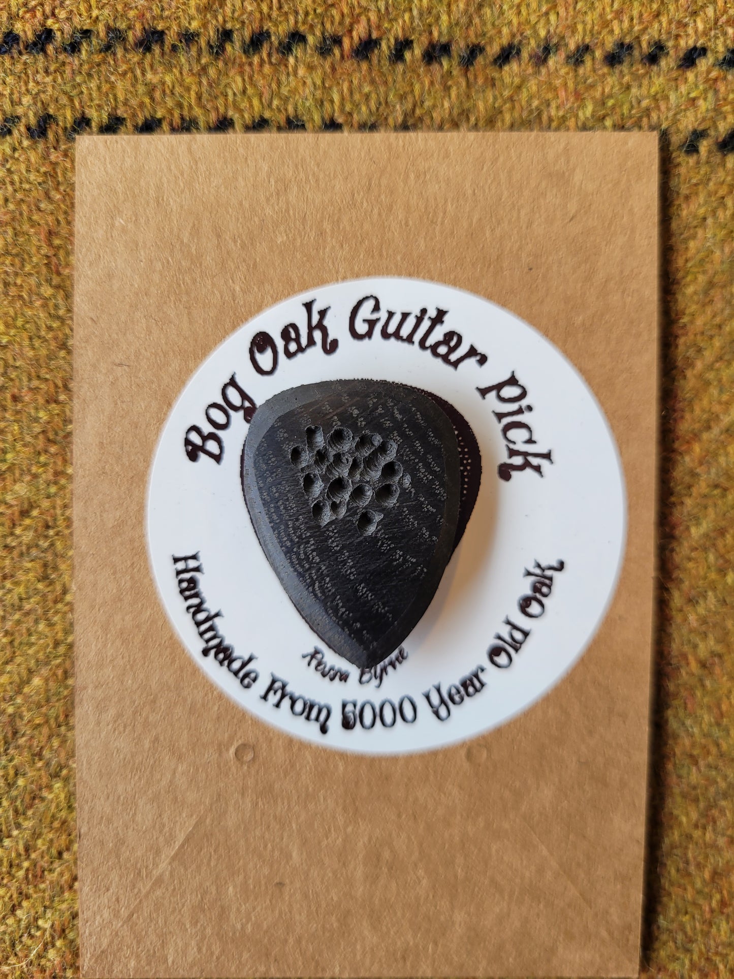 Bog Oak guitar picks - Rossa Byrne
