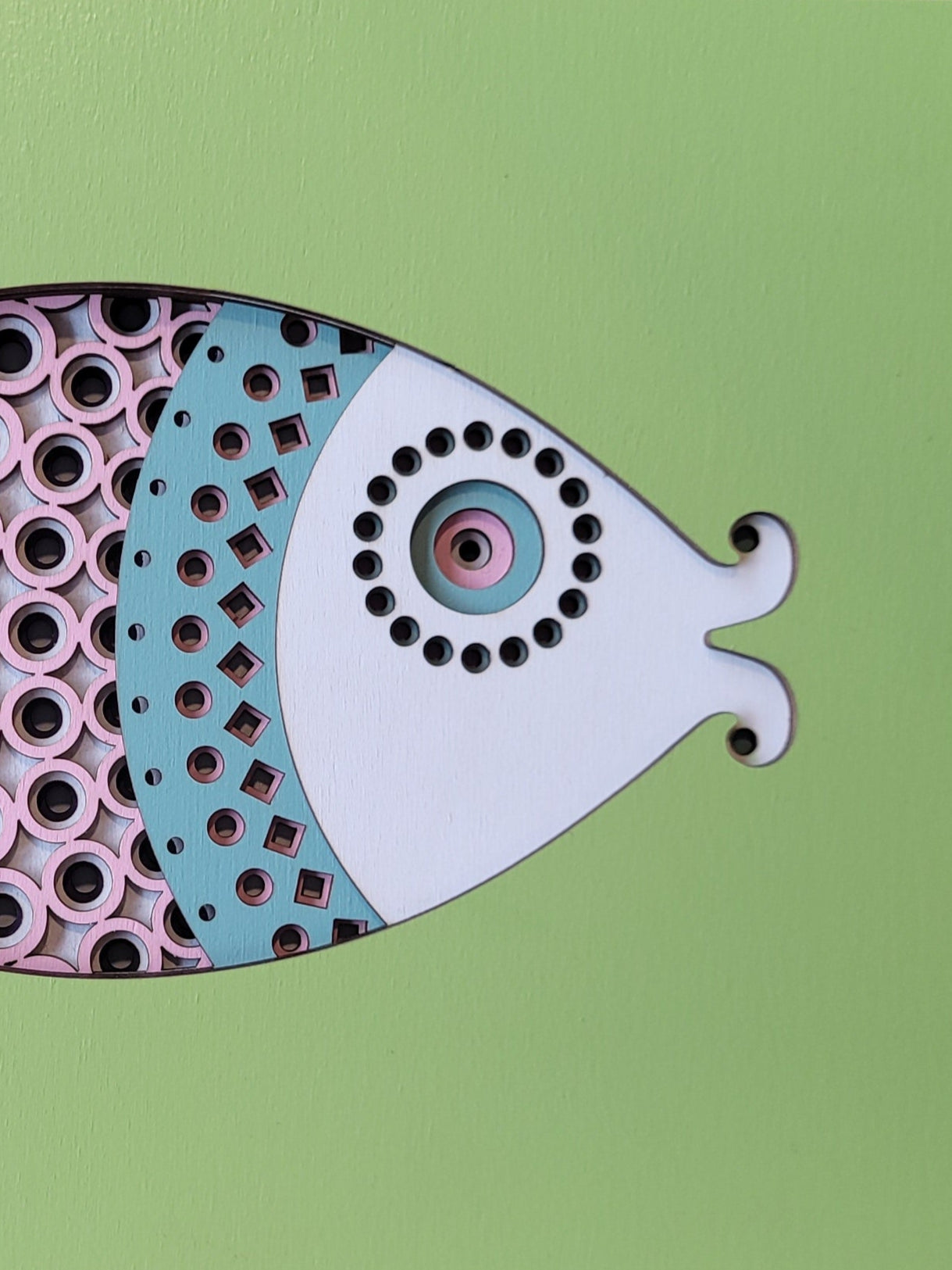 Seven2 Art - Wall Art - Samantha, geometric fish