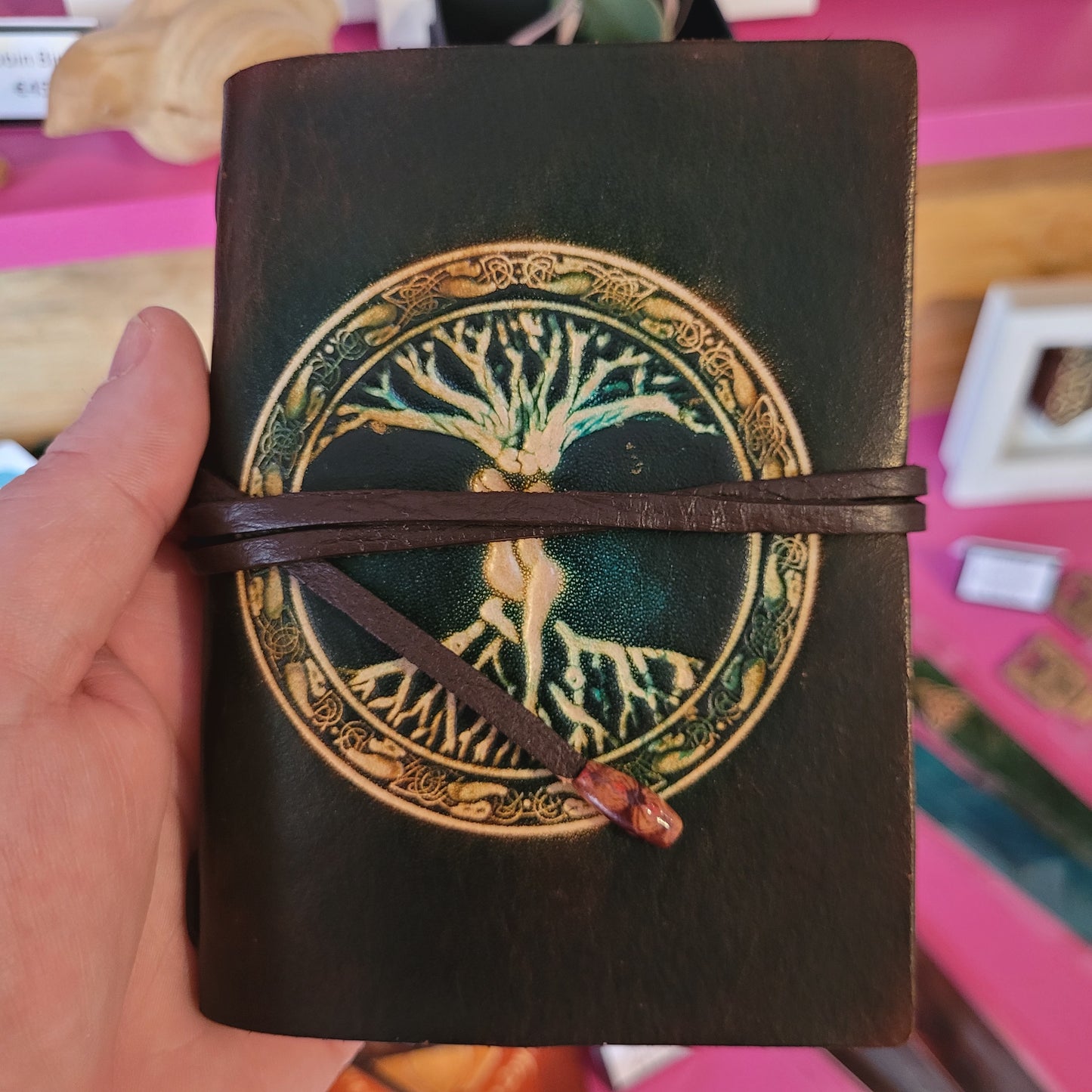 Bryn & Awen - Leather Booklet Cover / Passport Holder