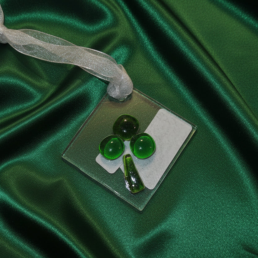 Shamrock Fused Glass Suncatchers - Michelle Brady Studio