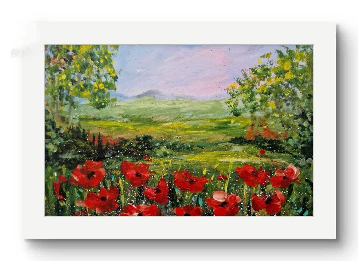 Margaret Rattigan - Collection of Art Prints Mounted 9" x 9". print size 5" x 5"