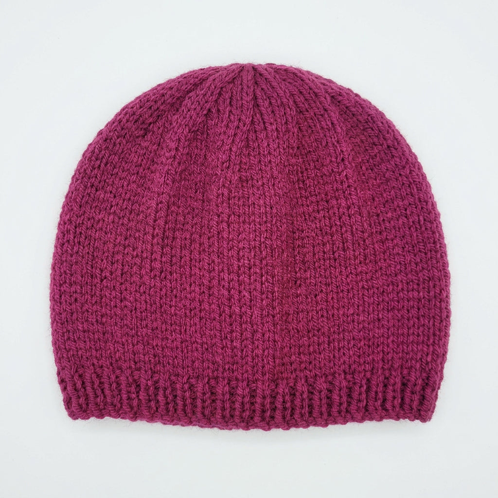 Hand knit baby hats