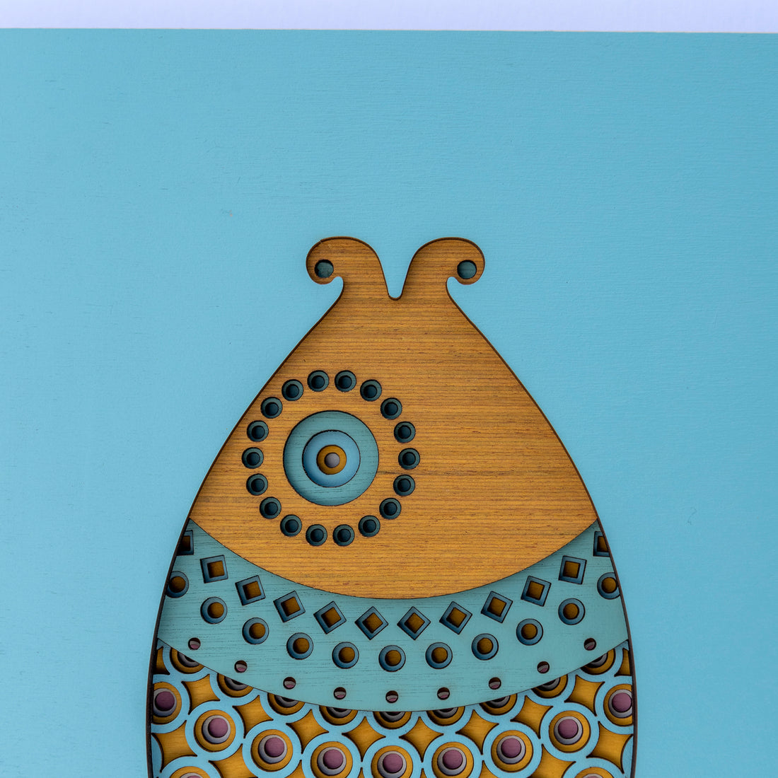Wall Art - Samantha, geometric fish