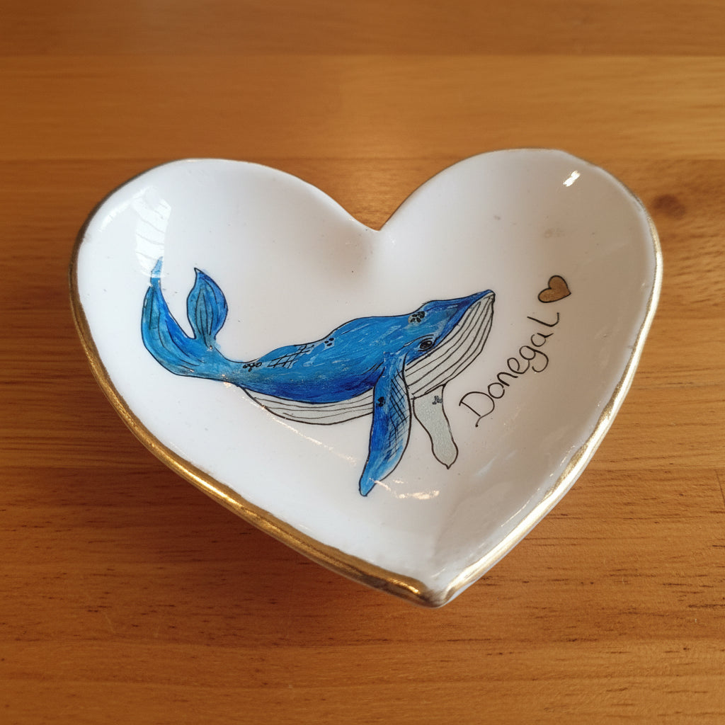 Heart trinket dish