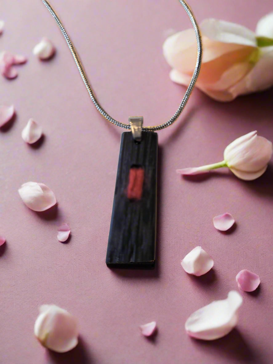 Bog Oak Pendant - Rossa Byrne