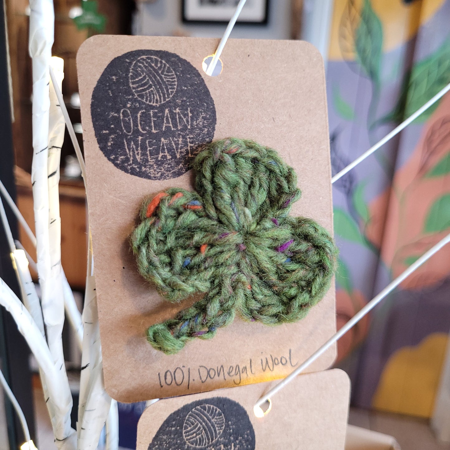 Ocean Weave - Shamrock Brooch