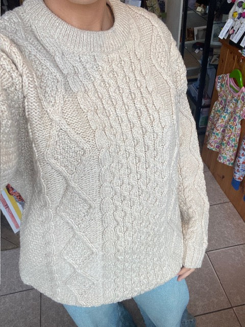 Aran Fisherman Cable Sweater