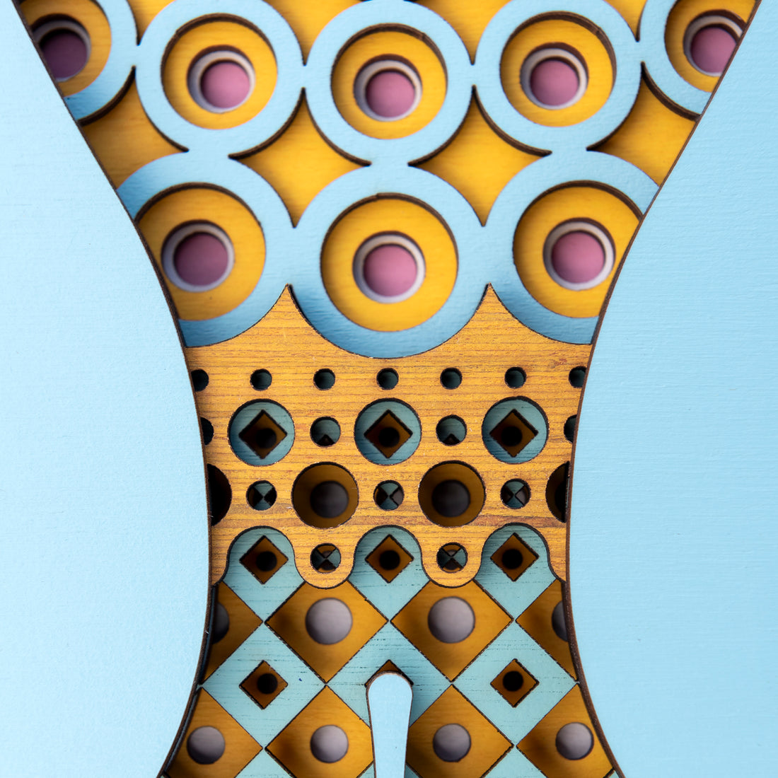 Wall Art - Samantha, geometric fish