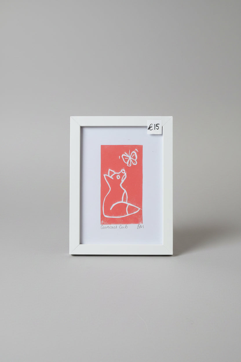 Wooden N Things - Mini Framed Original Lino Prints (8" x 6")