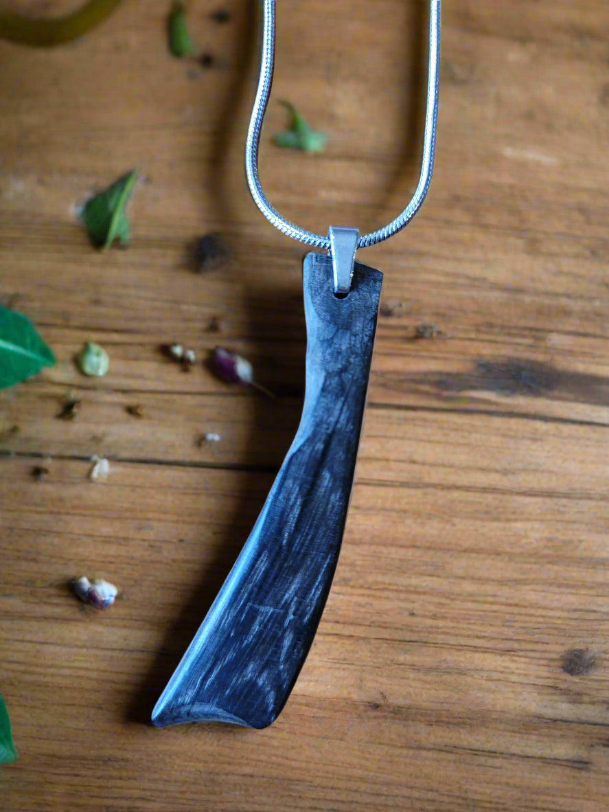 Bog Oak Pendant - Rossa Byrne