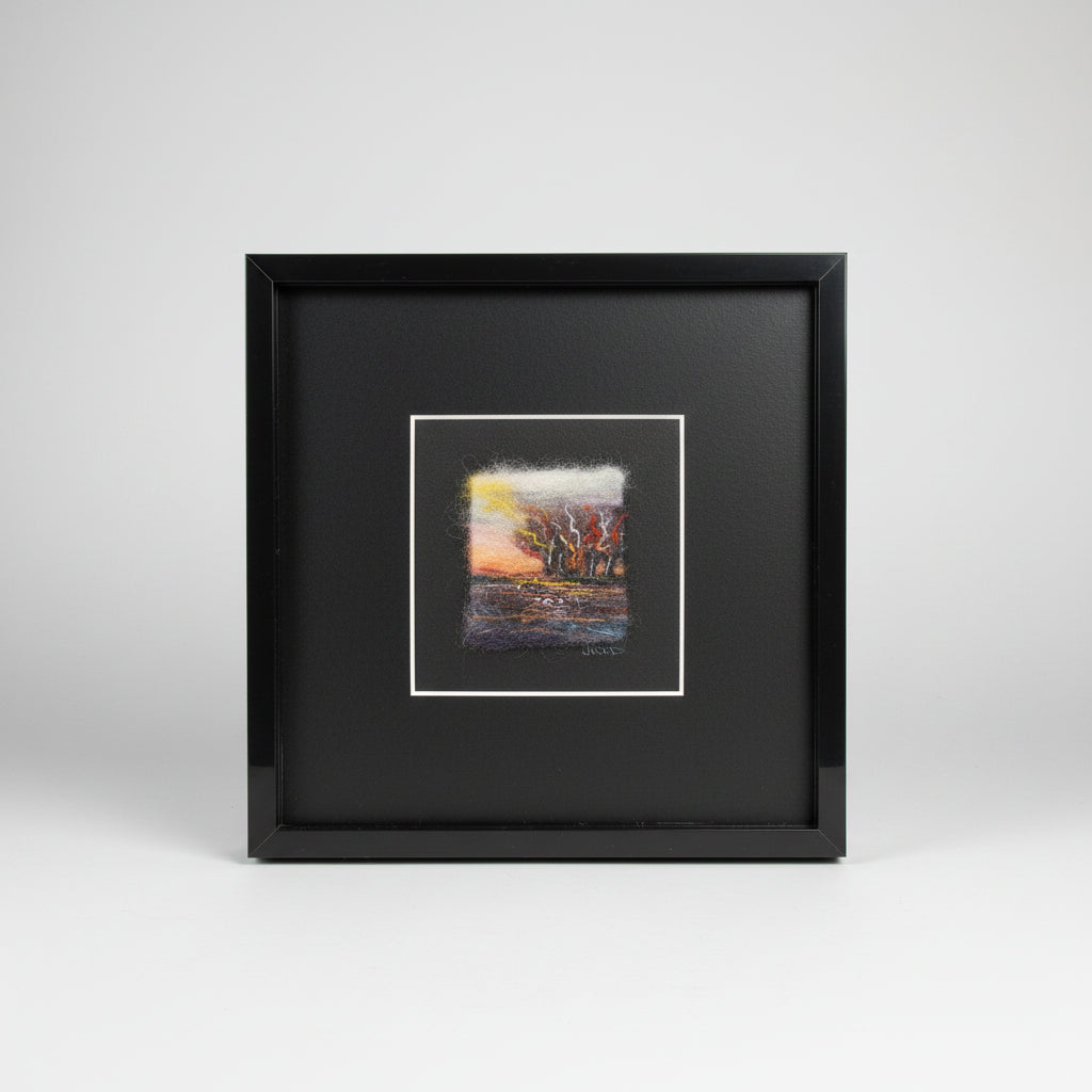 Framed Felted Scenery - Lough Melvin Studios
