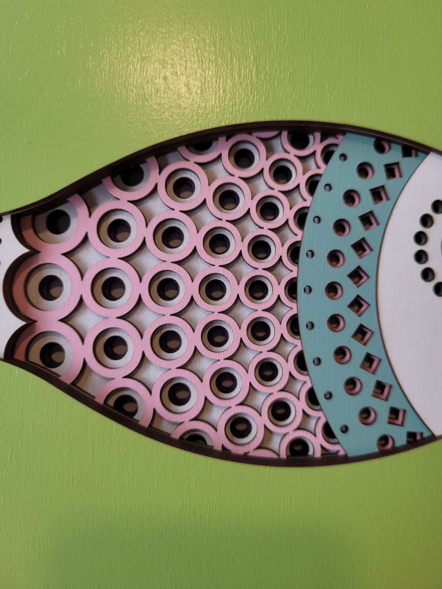 Seven2 Art - Wall Art - Samantha, geometric fish