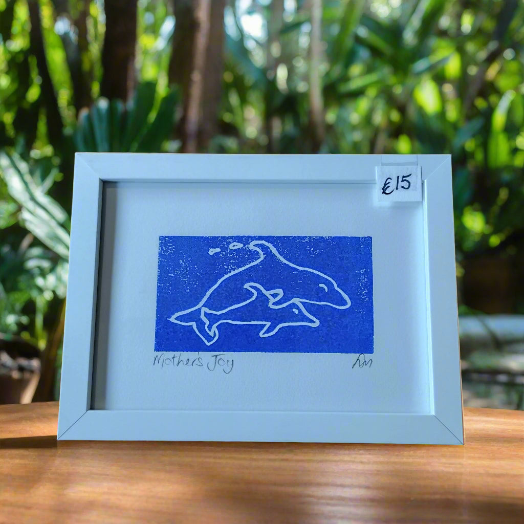 Wooden N Things - Mini Framed Original Lino Prints (8" x 6")