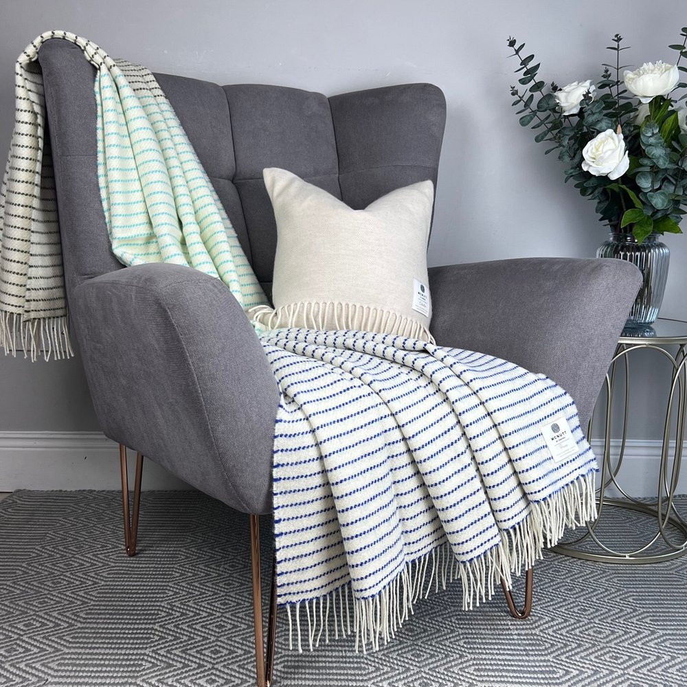 Mc Nutt Of Donegal Pure Wool Throw