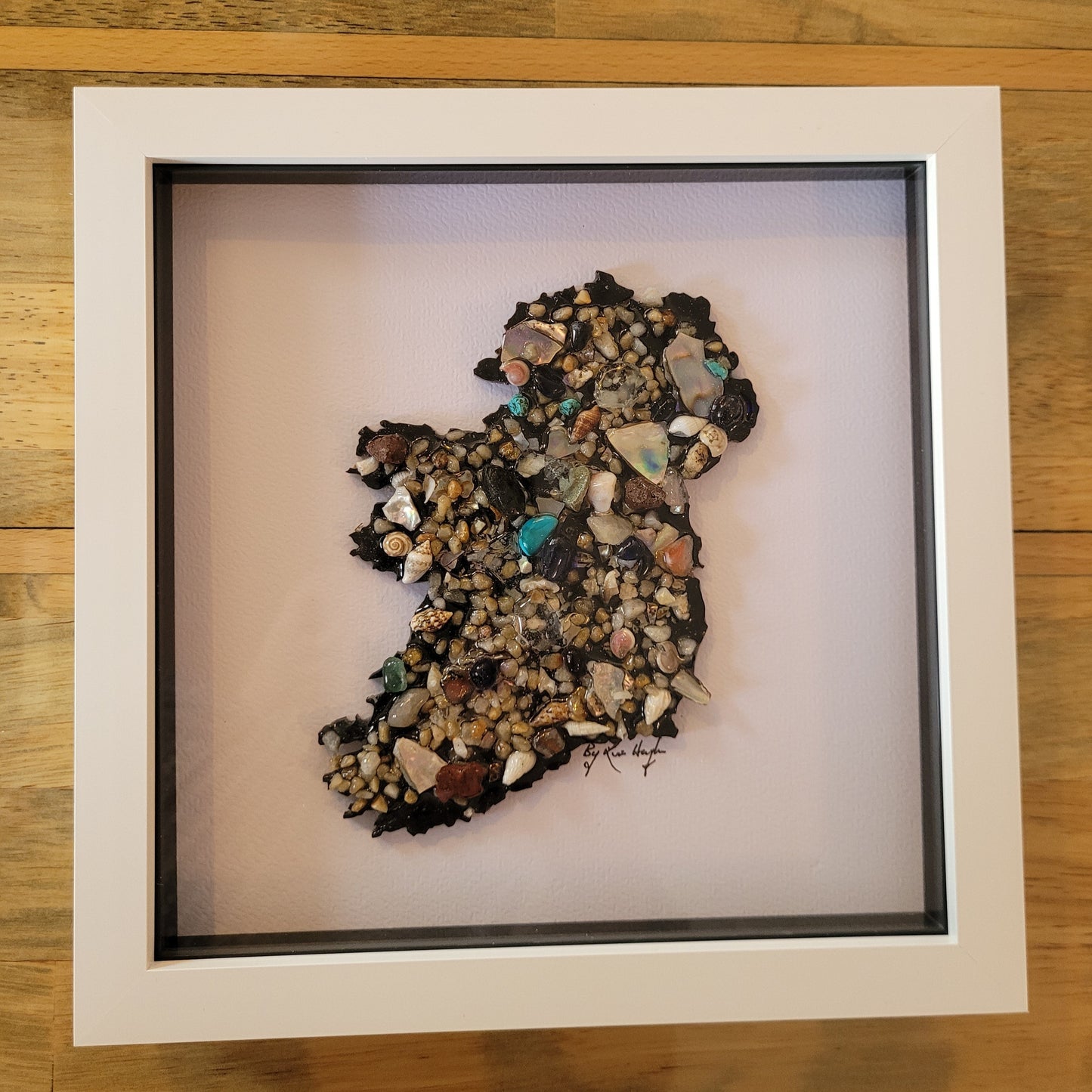 Framed Map of Ireland - Lisa Hughes