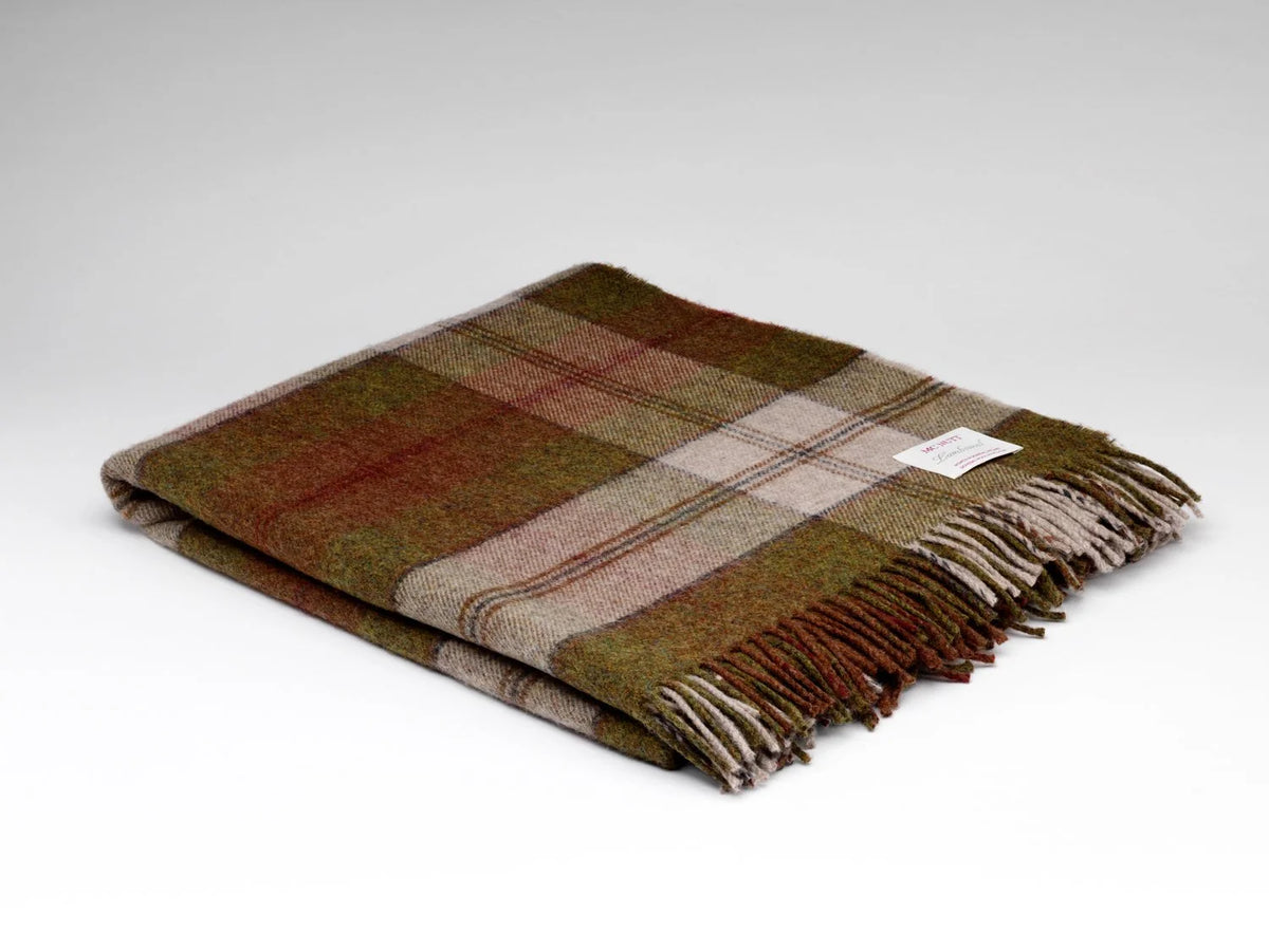 Mc Nutt Of Donegal Pure Wool Throw