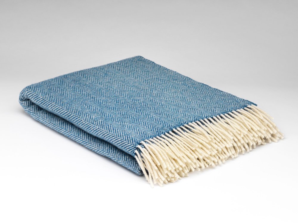 Mc Nutt Of Donegal Pure Wool Throw