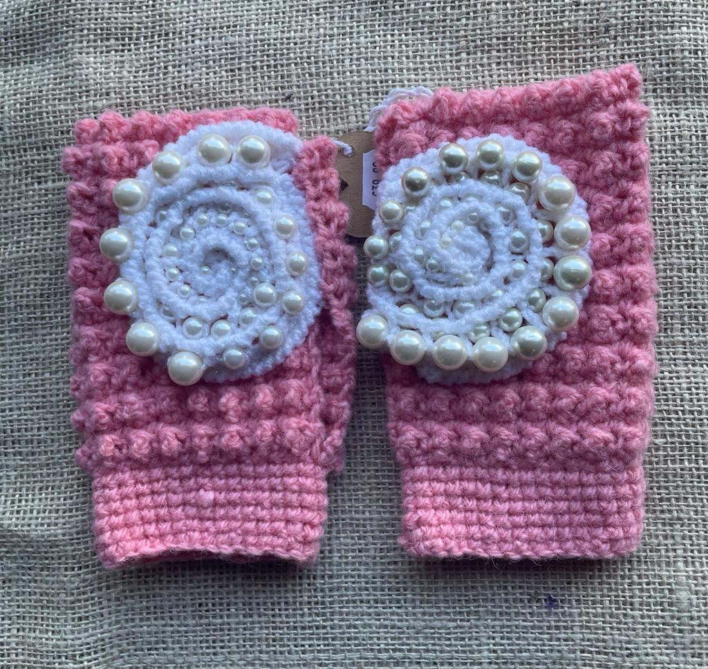 Decorated Fingerless Gloves