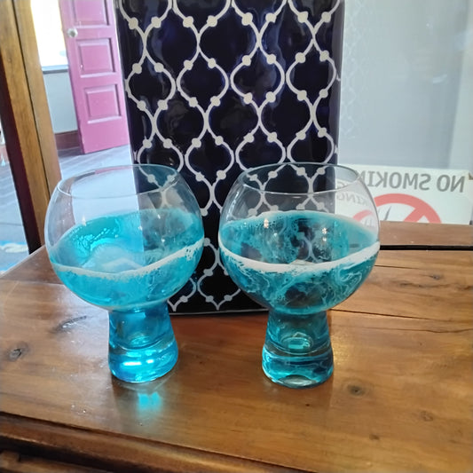 Resin Art Glassware - Lisa Hughes