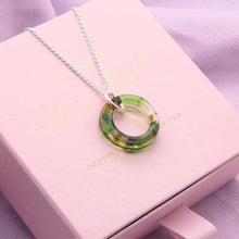 Load image into Gallery viewer, Mc Gonigle Glass Geo Circle Necklace
