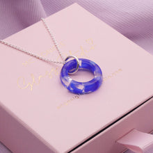 Load image into Gallery viewer, Mc Gonigle Glass Geo Circle Necklace
