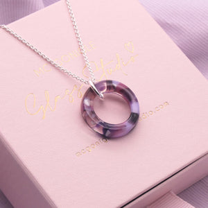 Mc Gonigle Glass Geo Circle Necklace
