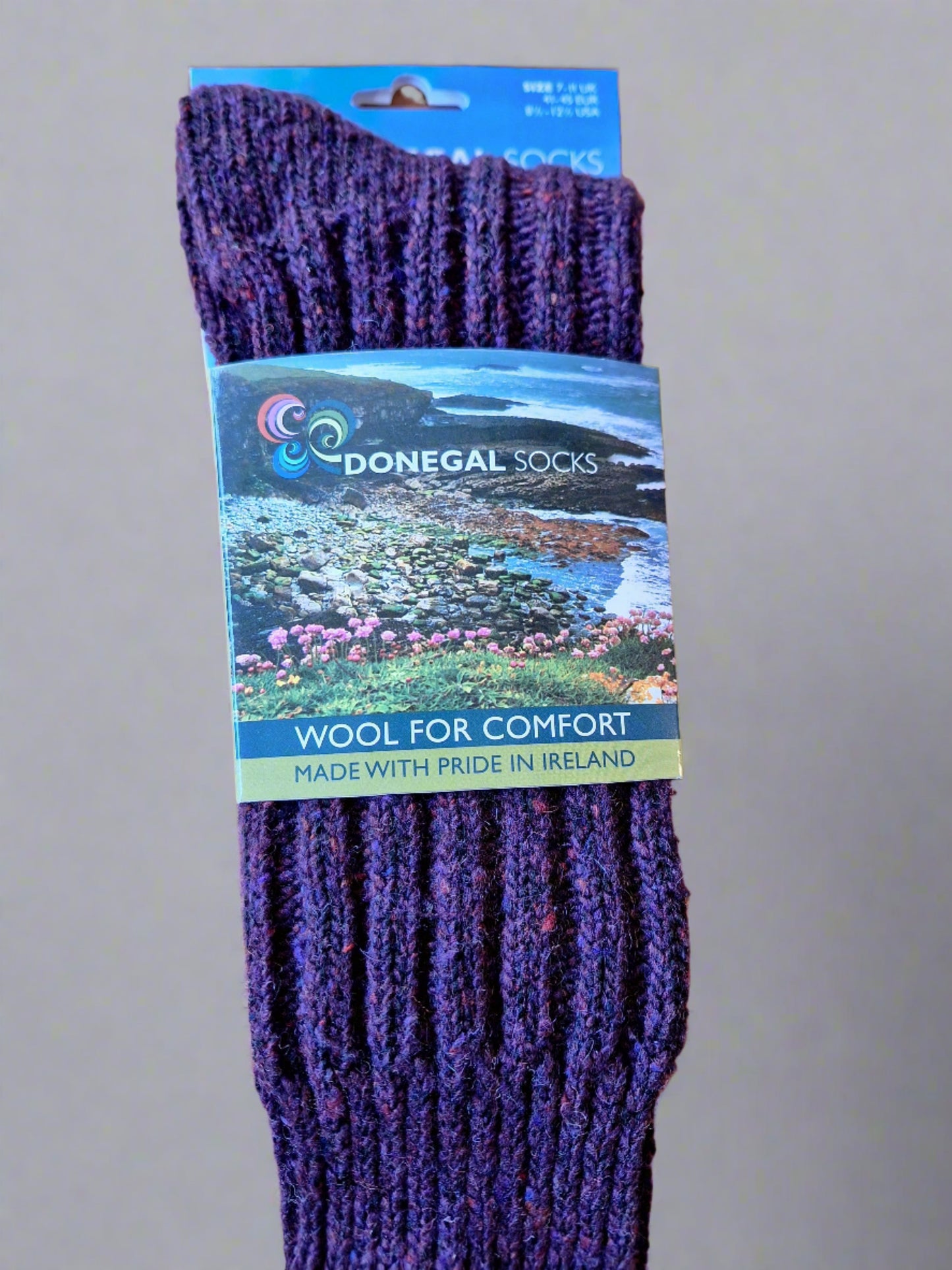 Traditional Donegal Wool Socks