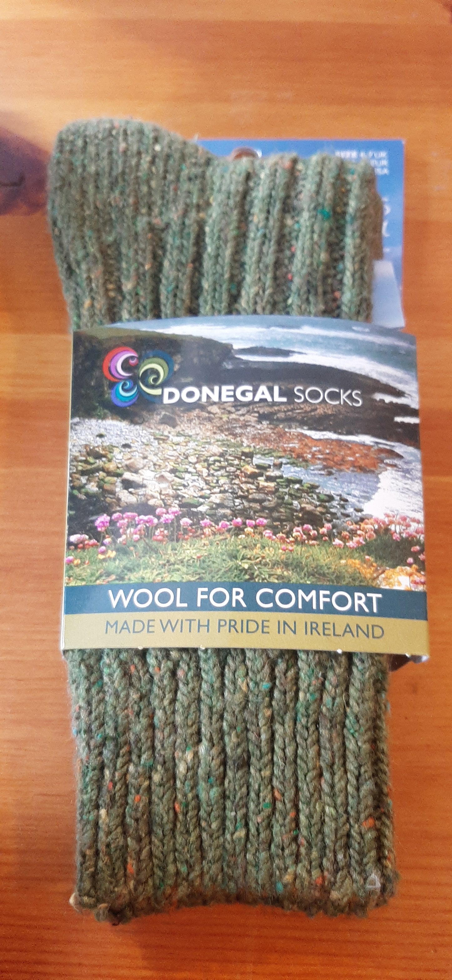 Traditional Donegal Wool Socks