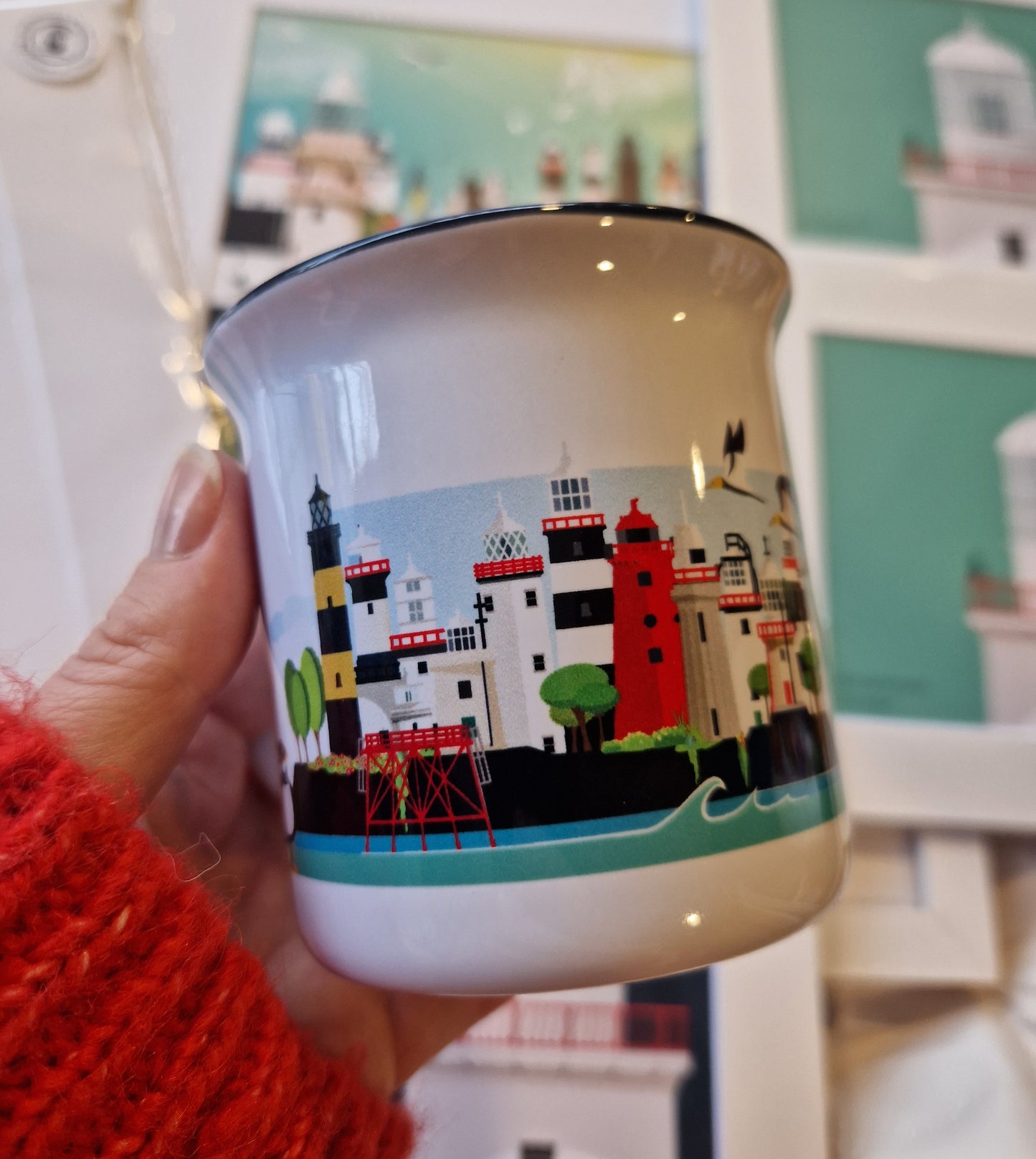 'The Designer Of Things' - Lighthouses of Ireland Vintage Mug