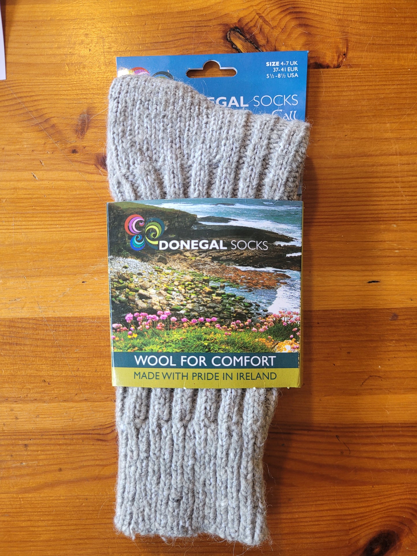 Traditional Donegal Wool Socks