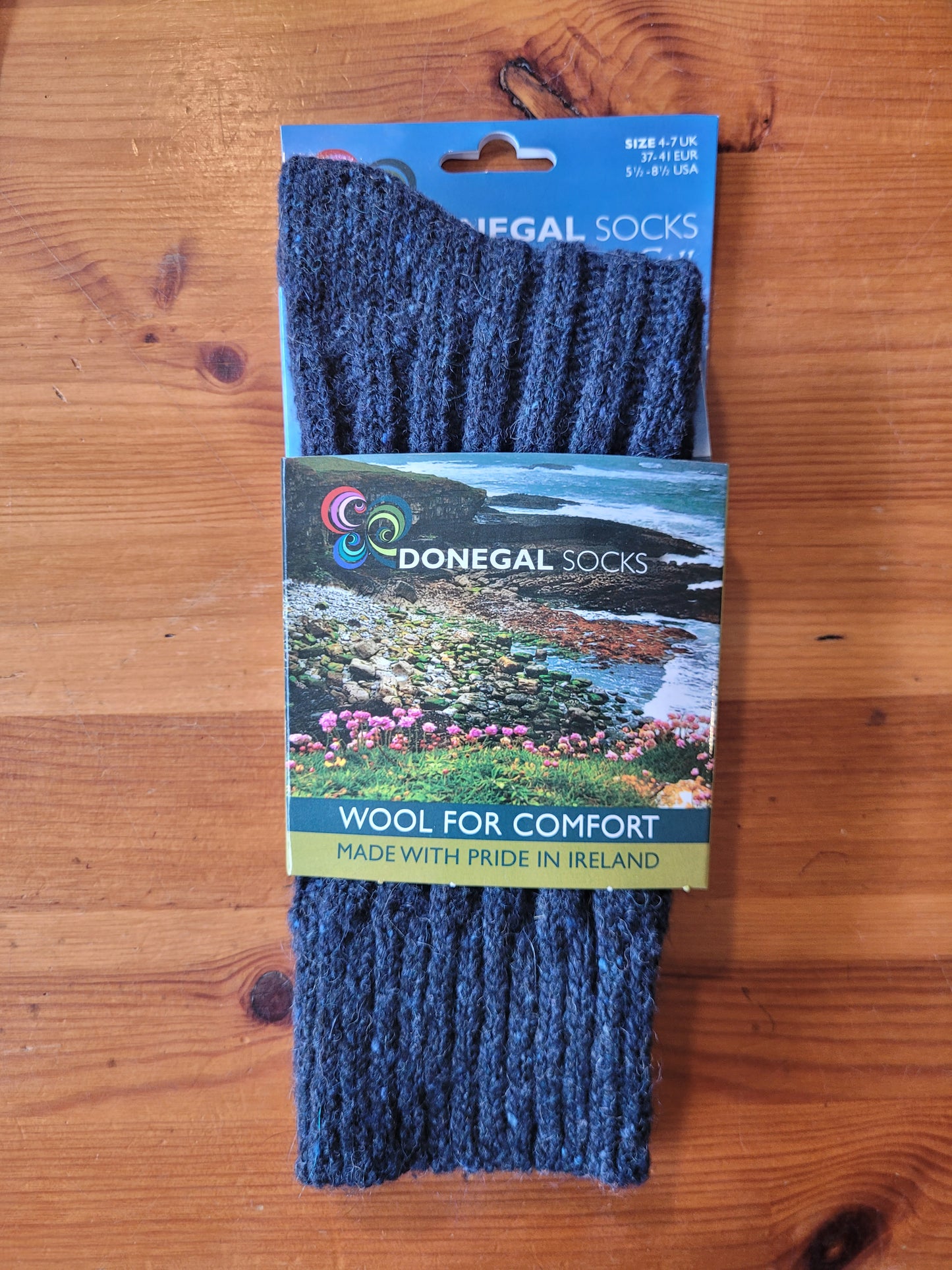 Traditional Donegal Wool Socks