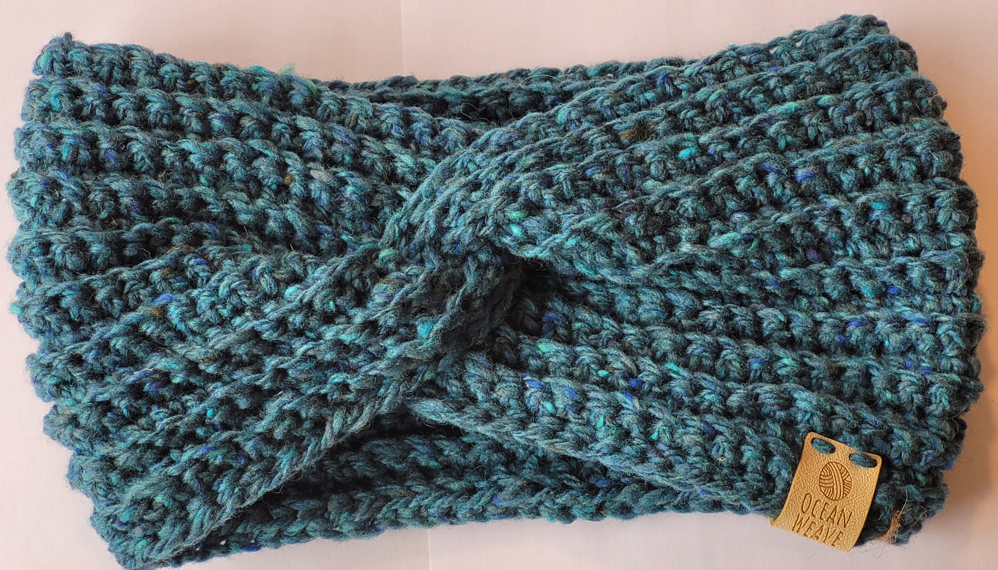 Ocean Weave - Donegal Wool Headbands