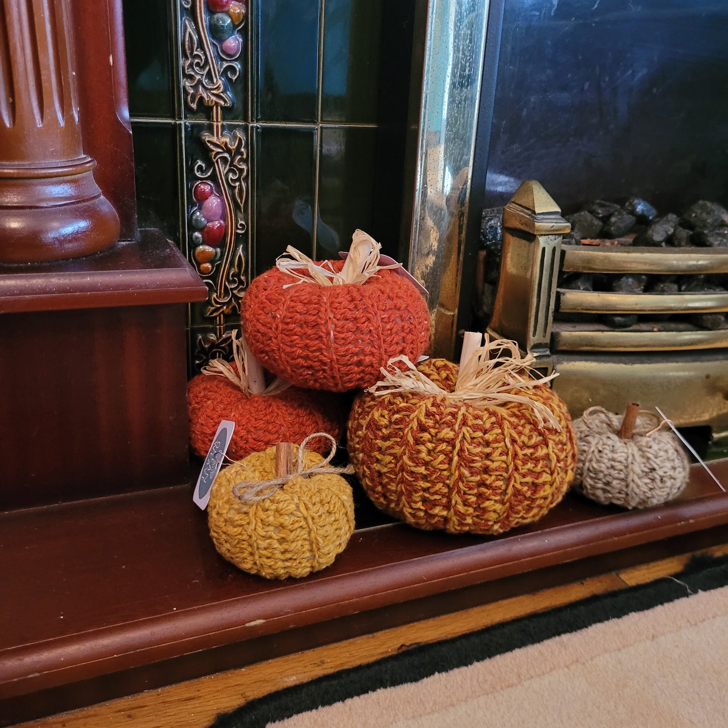 Handmade Crochet Pumpkins