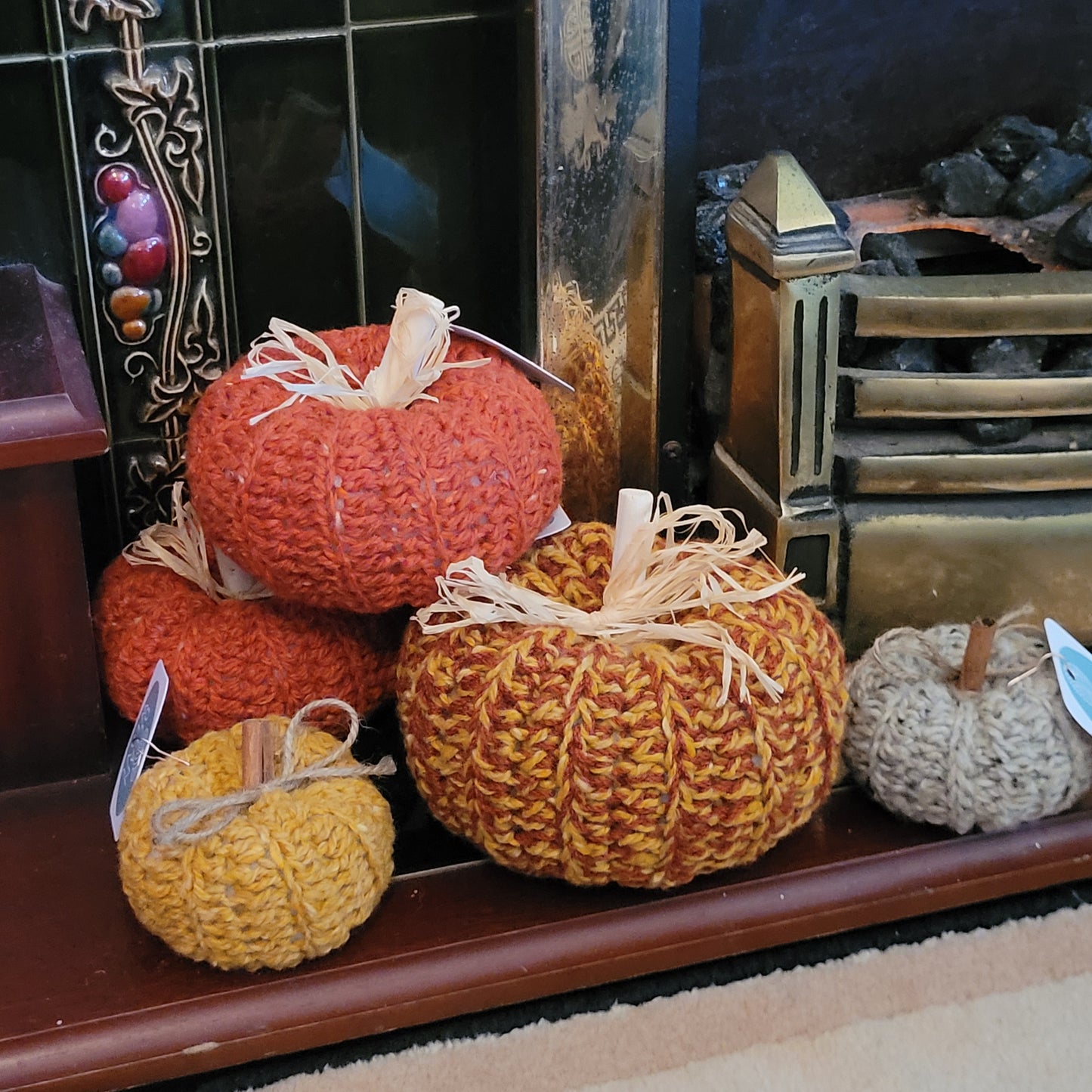 Handmade Crochet Pumpkins