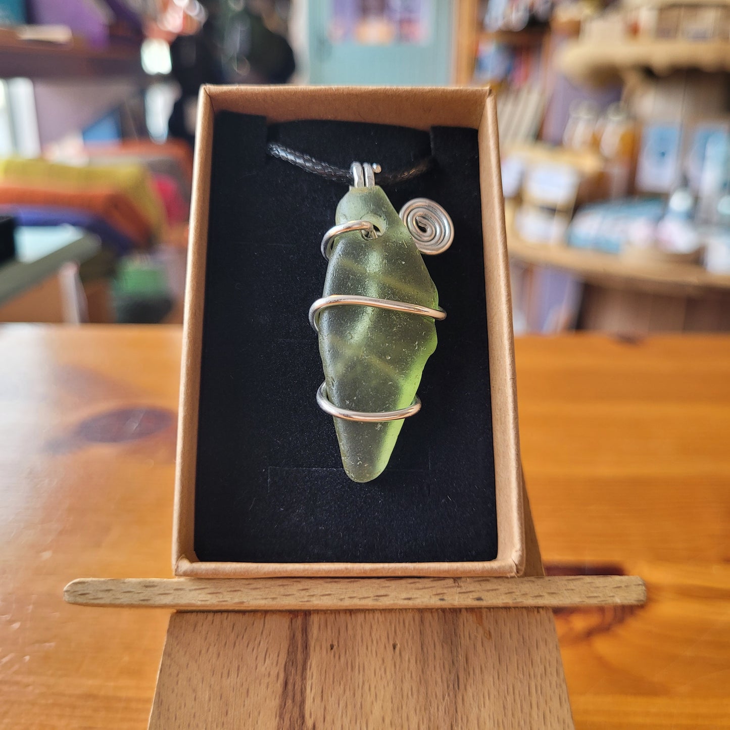 Irish Seaglass Wire Wrapped Necklaces