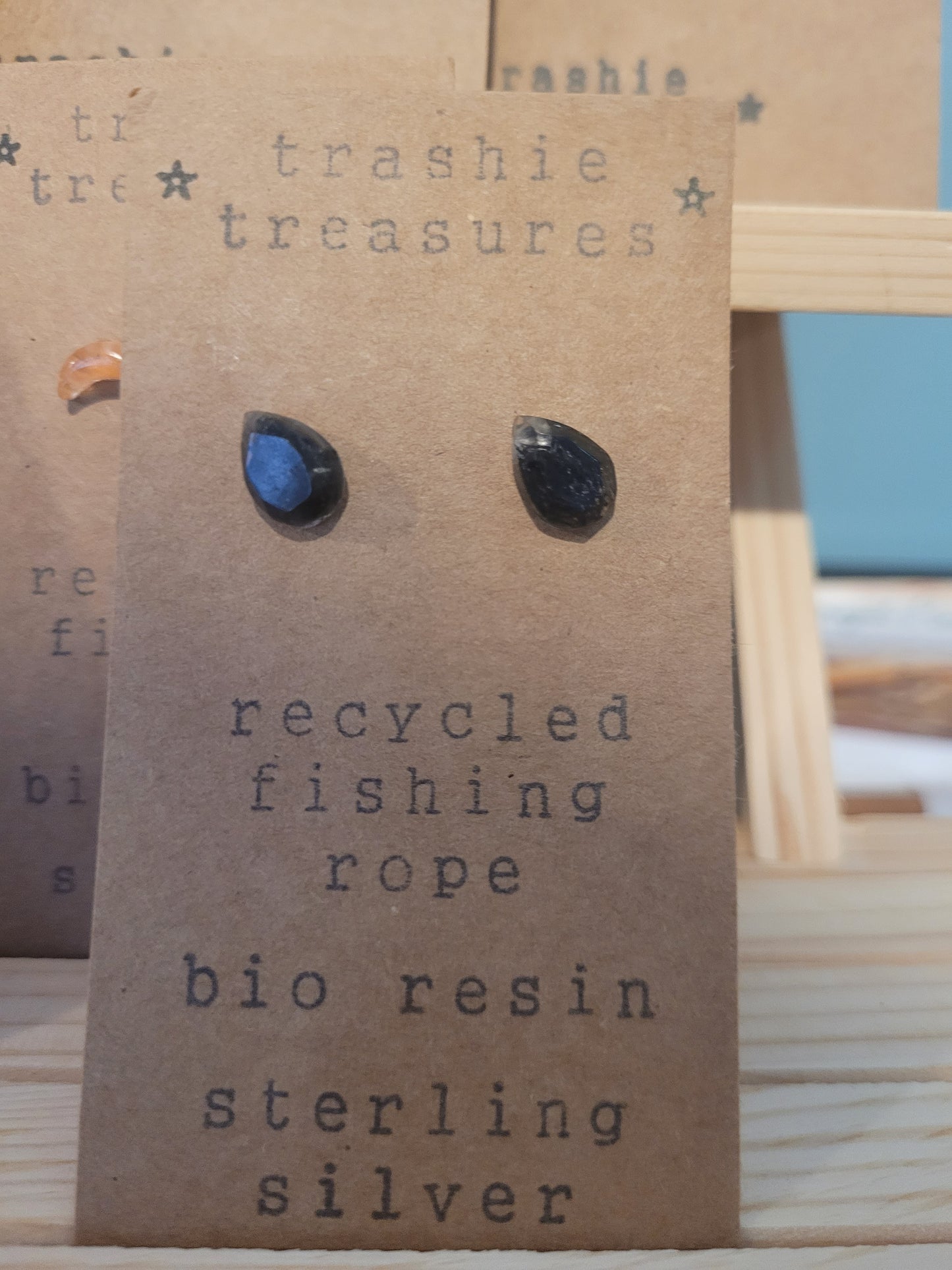 Trashie Treasuries Small Stud Earrings (Sterling Silver)