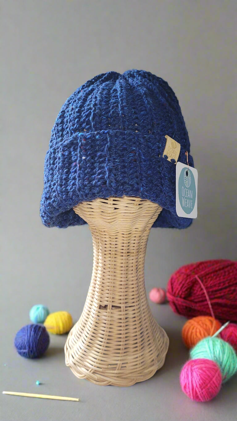 Ocean Weave - Donegal Wool Beanies