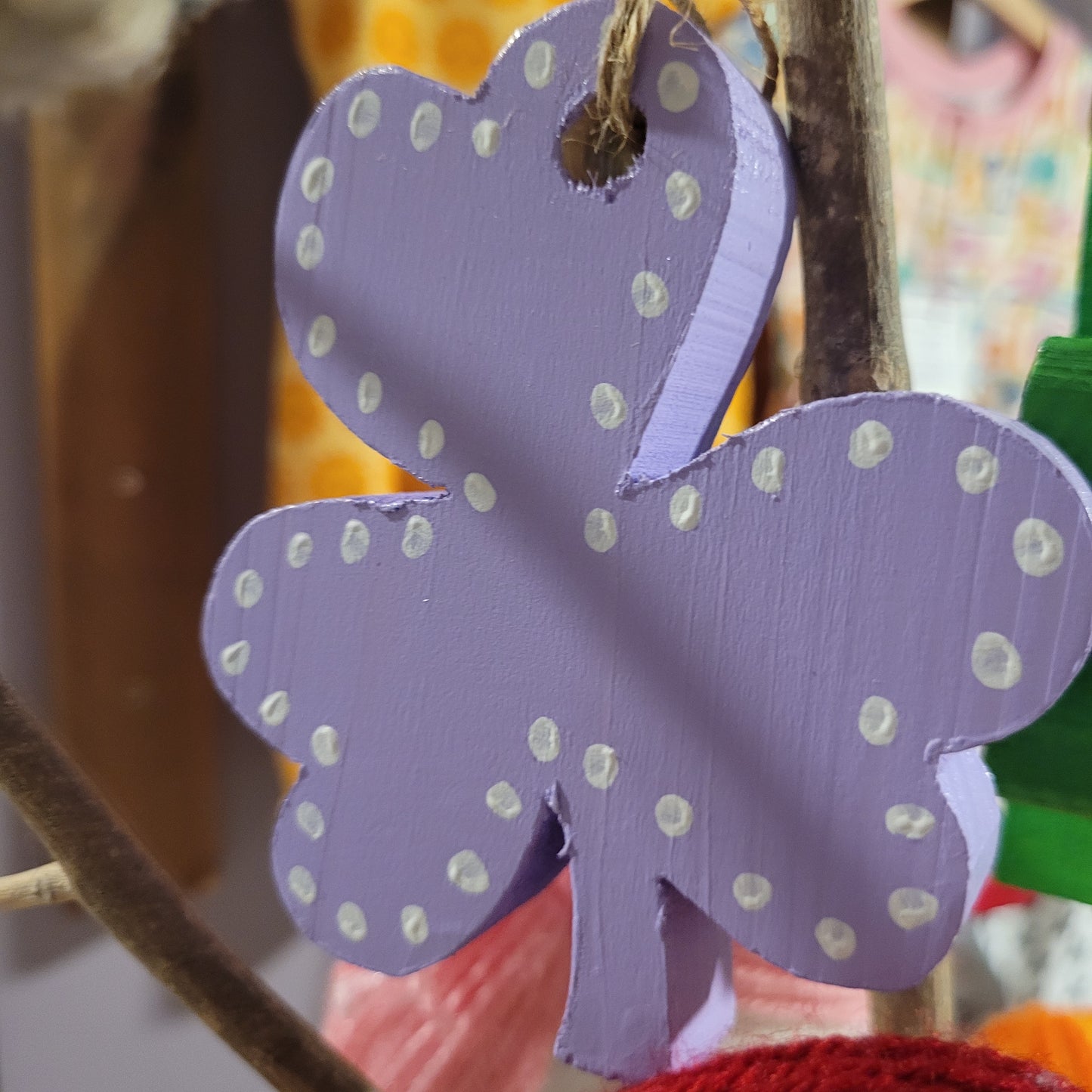 Wooden Shamrock Decoration