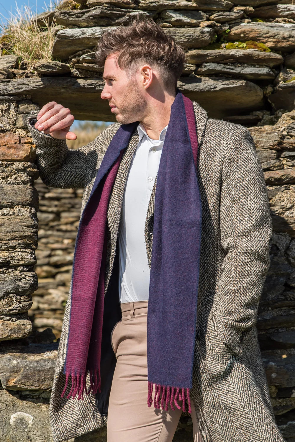 Mc Nutt Of Donegal Lambswool Scarves