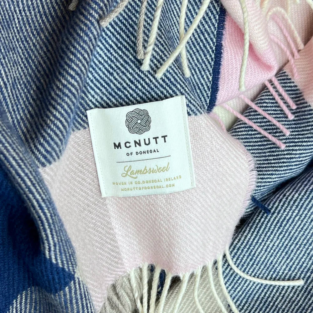Mc Nutt Of Donegal Pure Wool Throw