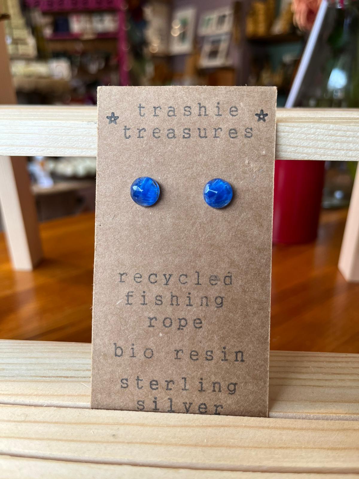 Trashie Treasuries Small Stud Earrings (Sterling Silver)