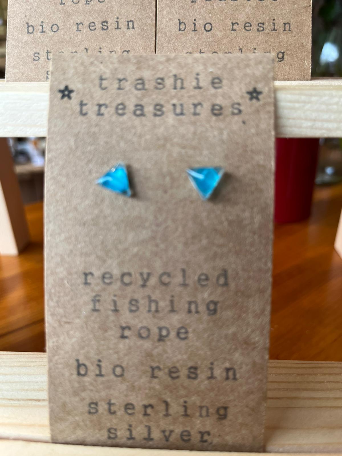 Trashie Treasuries Small Stud Earrings (Sterling Silver)