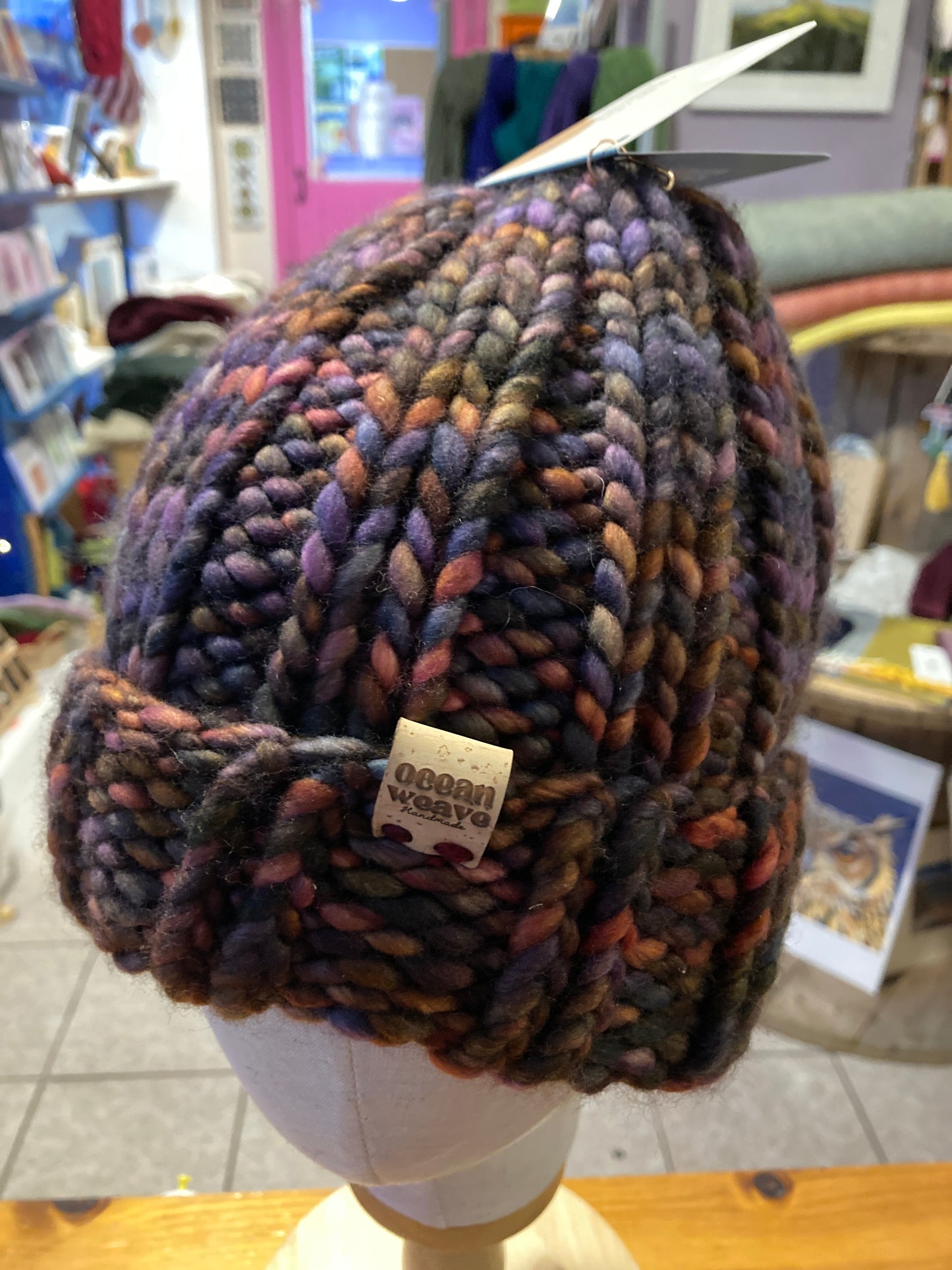 Ocean Weave - Hand Dyed Beanies