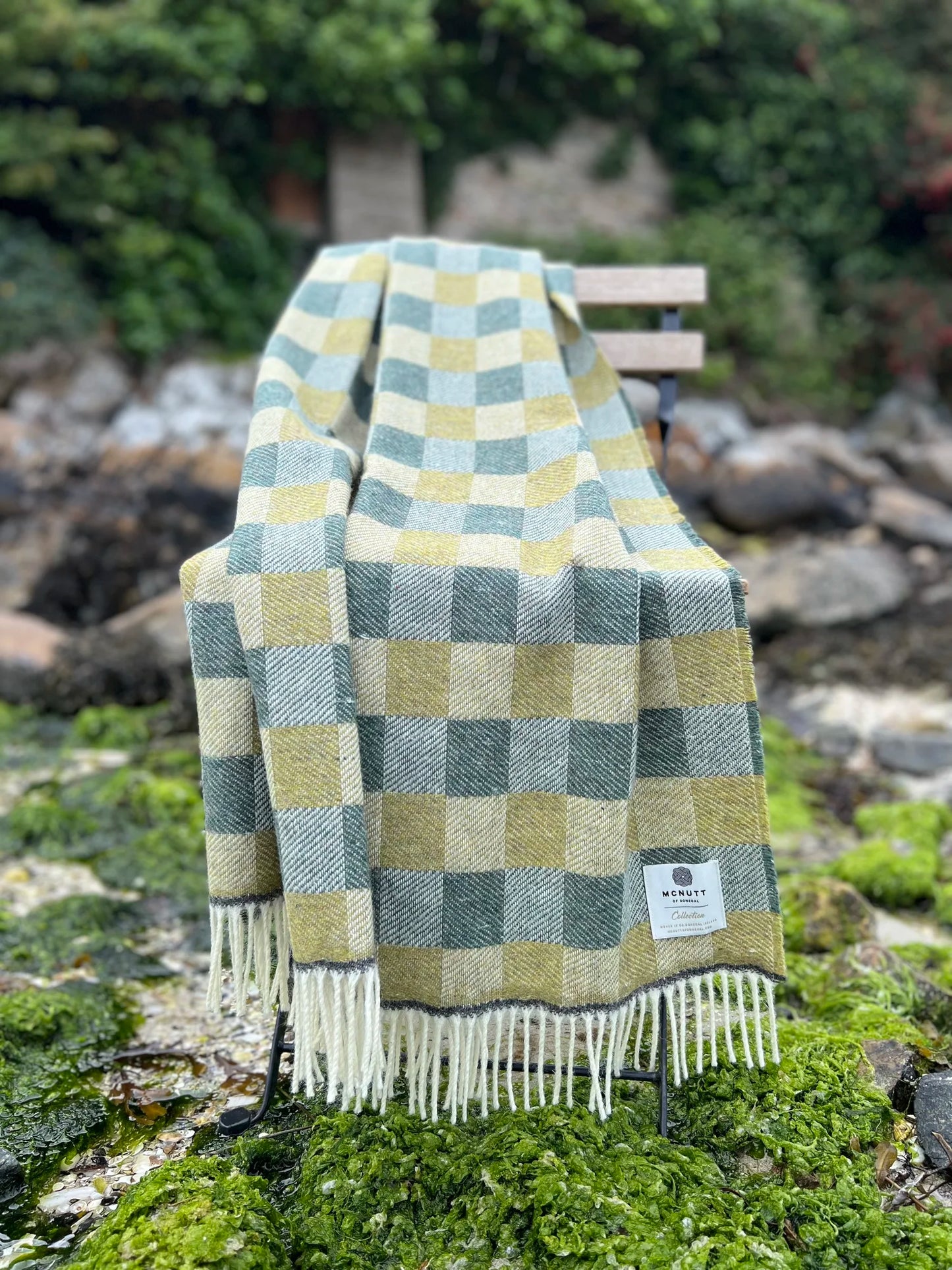 Mc Nutt Of Donegal Pure Wool Throw