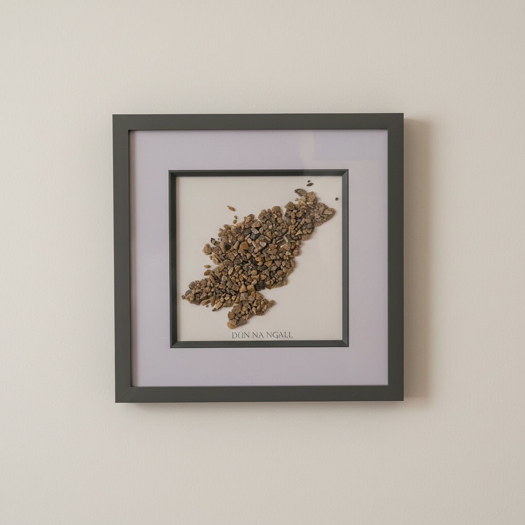 Framed Pebble Art - Lough Melvin Studios