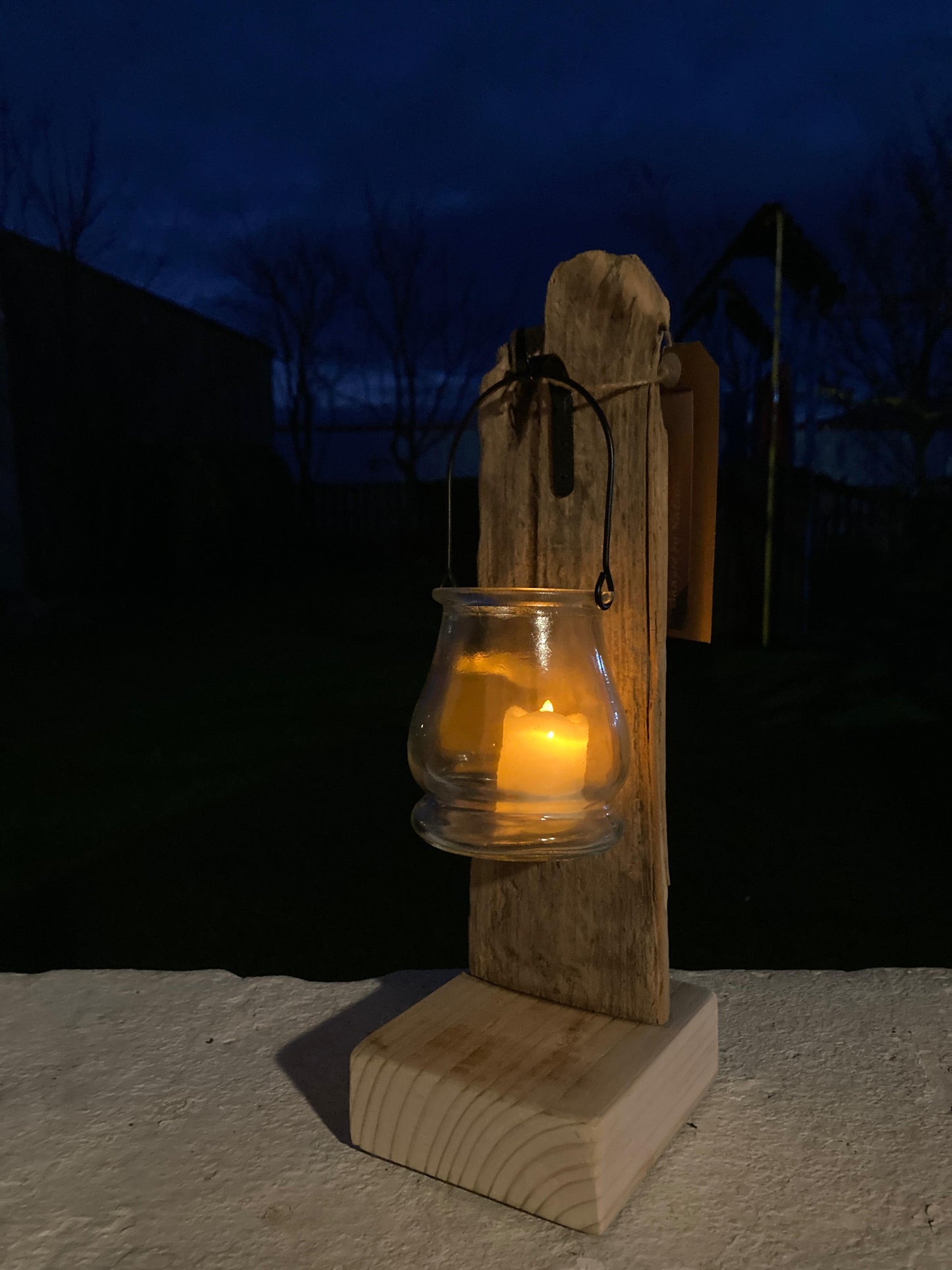 Driftwood Lantern - Lough Melvin Studios