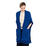 Ladies Merino Pocket Shawl