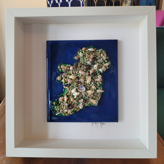 Framed Map of Ireland - Lisa Highes